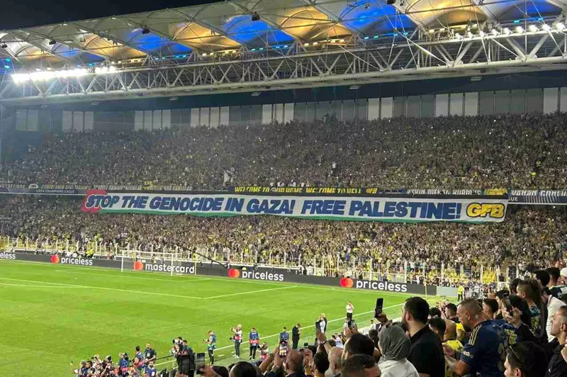 التضامن الرياضي: فنربخشة ترفع صوتها دفاعاً عن فلسطين